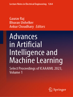 cover image of Advances in Artificial Intelligence and Machine Learning
